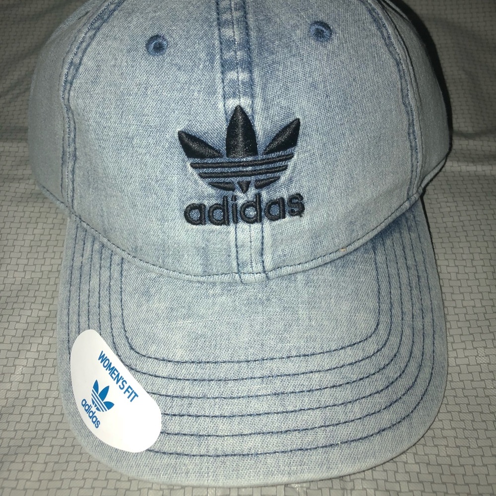 Blue Denim Adidas Hat
